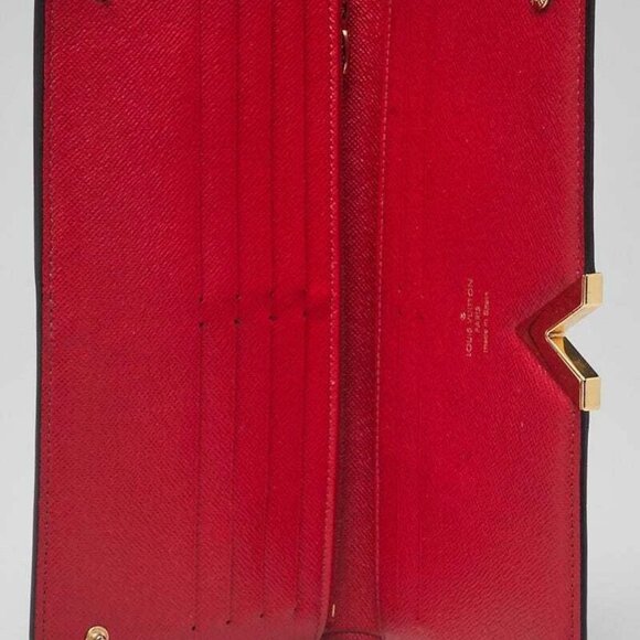 Louis Vuitton Monogram Canvas Cerise Leather Kimono Wallet - Picture 6 of 9